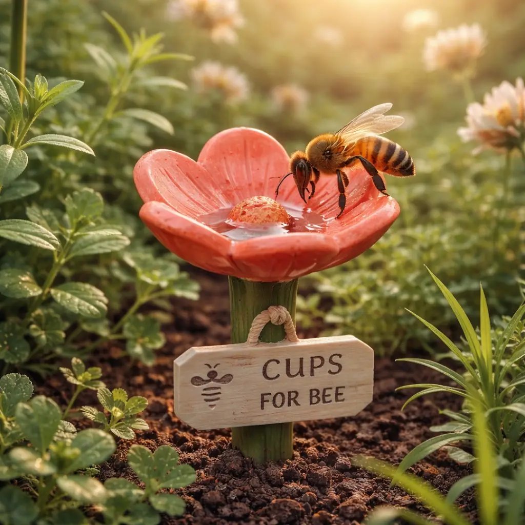 AC⢠Garden Bee Water Feederš§