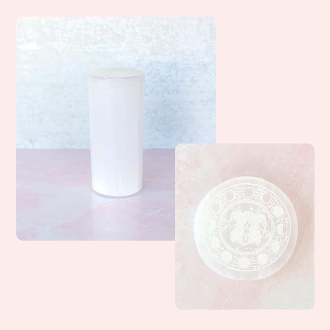 Selenite Harmonizer & Plate Bundle | Charge Your Crystal Bracelets