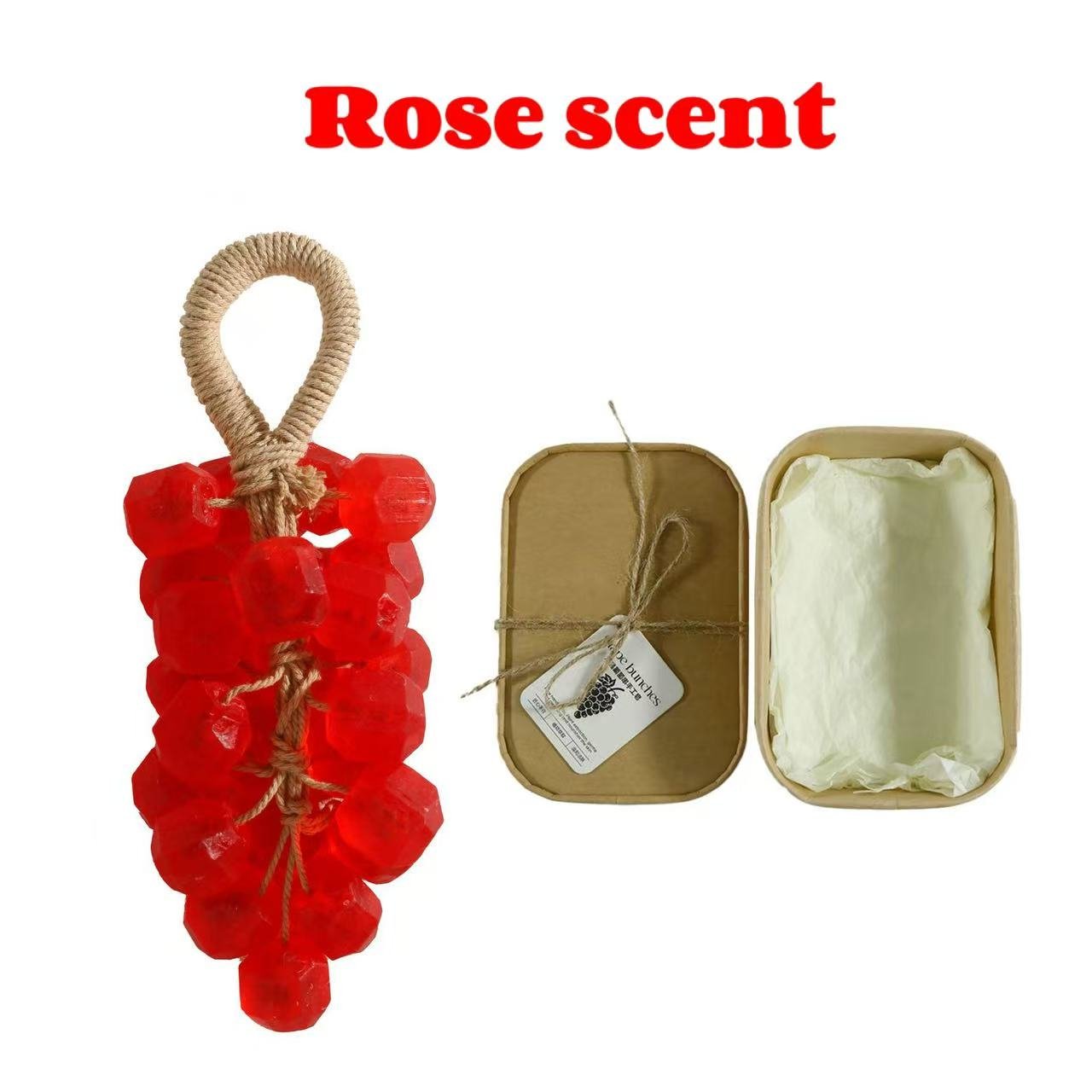 🔥Hot Sale🔥Personalized Original Handmade Crystal Grape Soap Gentle Cleansing Soap