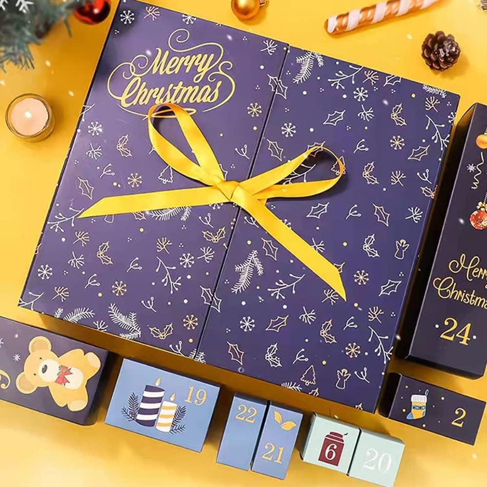 Crystal Advent Calendar Kit: 24 Day Christmas Countdown, Mystery Gift