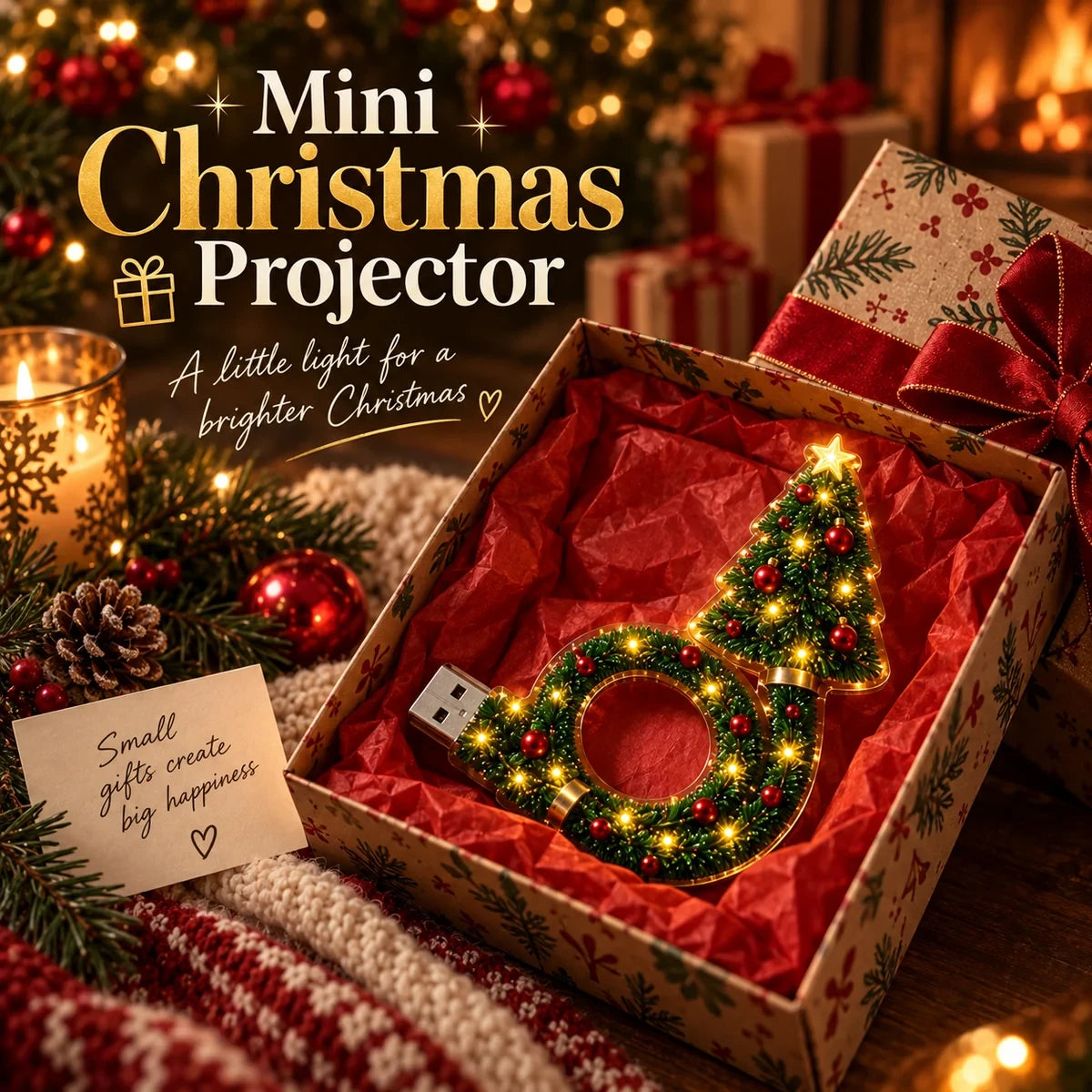 Mini Christmas Projector