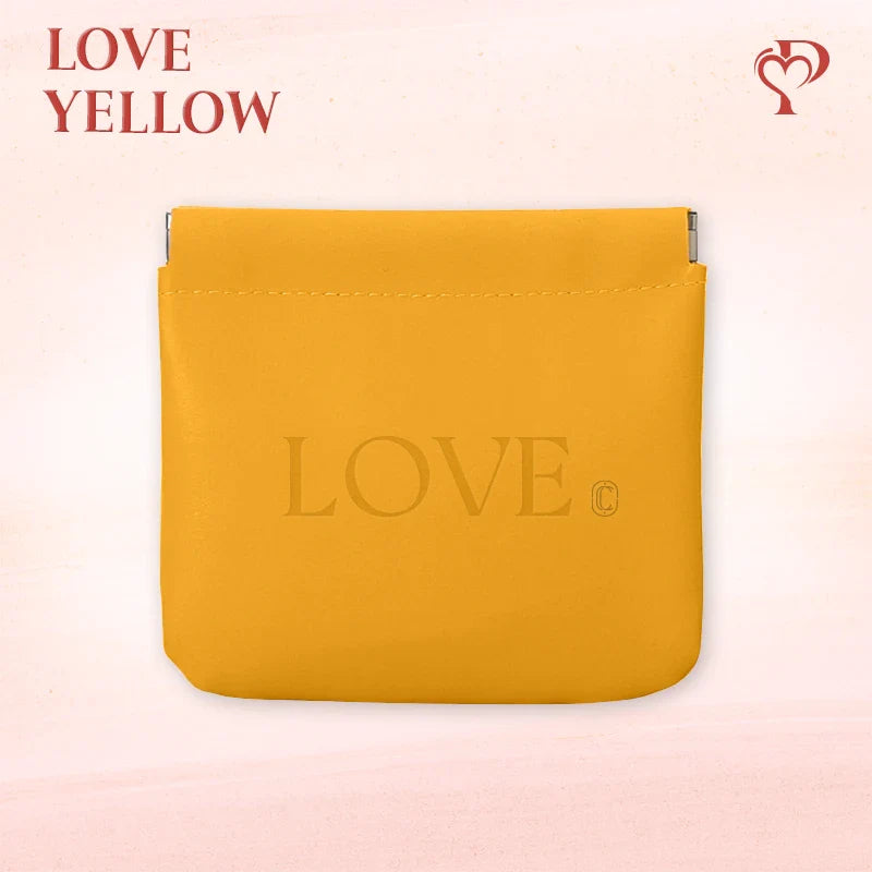 Pouchic - Personalized Snap Closure Leather Organizer Pouch