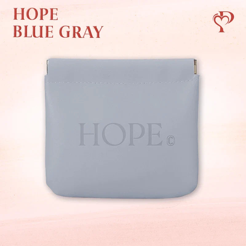 Pouchic - Personalized Snap Closure Leather Organizer Pouch