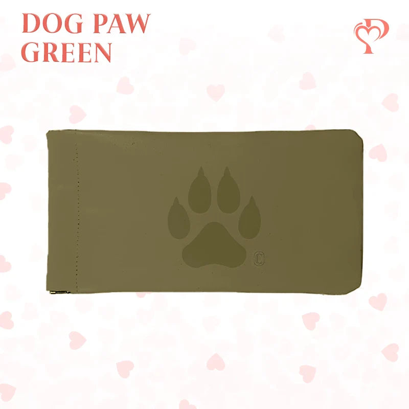 Pouchic - Personalized Snap Closure Leather Organizer Pouch