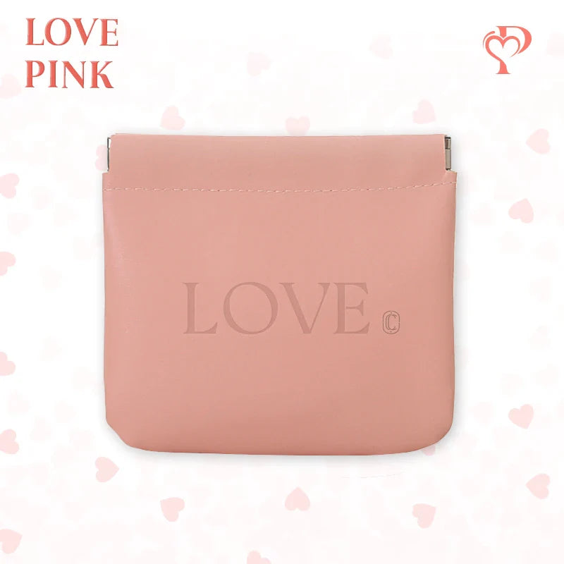 Pouchic - Personalized Snap Closure Leather Organizer Pouch