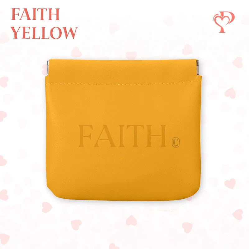 Pouchic - Personalized Snap Closure Leather Organizer Pouch