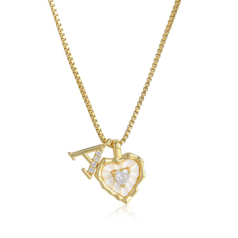 Initial Heart Necklace