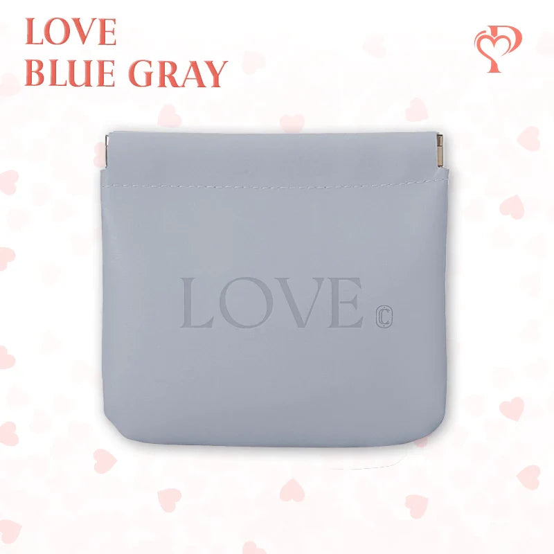 Pouchic - Personalized Snap Closure Leather Organizer Pouch