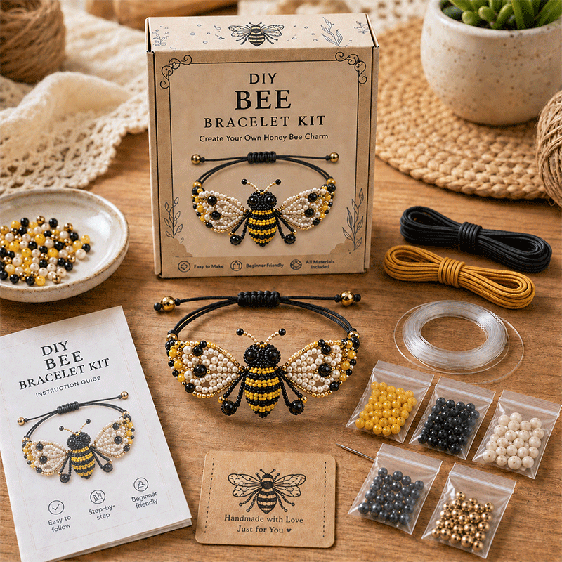 🔥50% Off Last Day - DIY Beaded Bracelet Making Kit