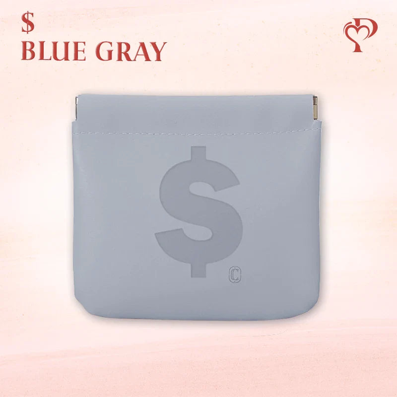 Pouchic - Personalized Snap Closure Leather Organizer Pouch