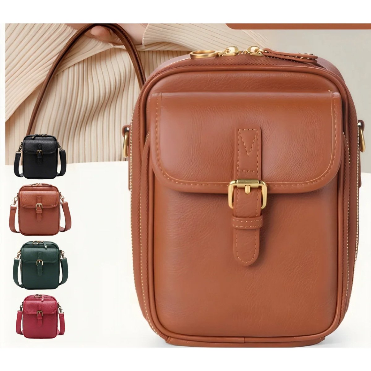 🔥 Crossbody Leather Bag
