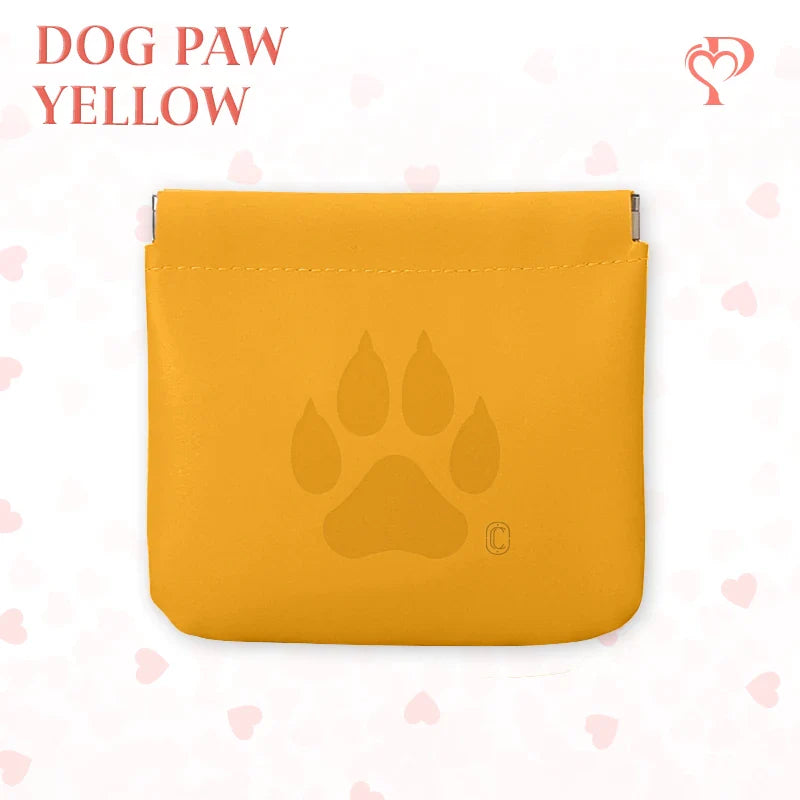 Pouchic - Personalized Snap Closure Leather Organizer Pouch