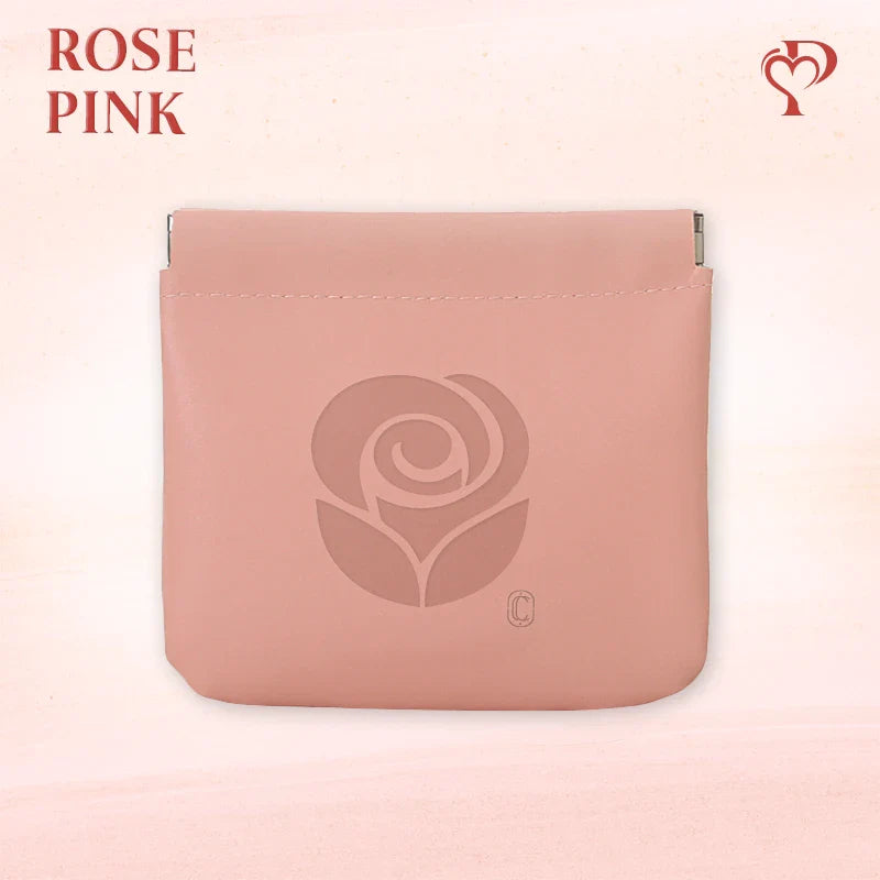 Pouchic - Personalized Snap Closure Leather Organizer Pouch