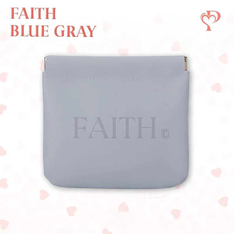 Pouchic - Personalized Snap Closure Leather Organizer Pouch
