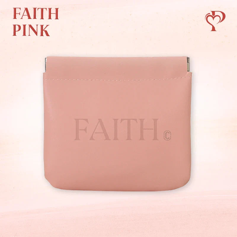 Pouchic - Personalized Snap Closure Leather Organizer Pouch