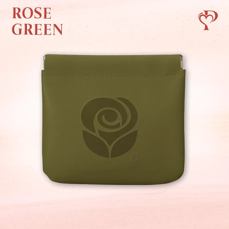 Pouchic - Personalized Snap Closure Leather Organizer Pouch