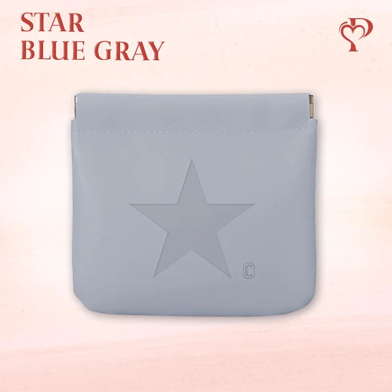 Pouchic - Personalized Snap Closure Leather Organizer Pouch