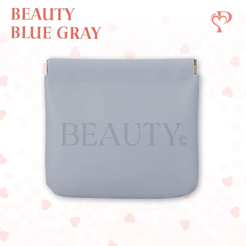 Pouchic - Personalized Snap Closure Leather Organizer Pouch