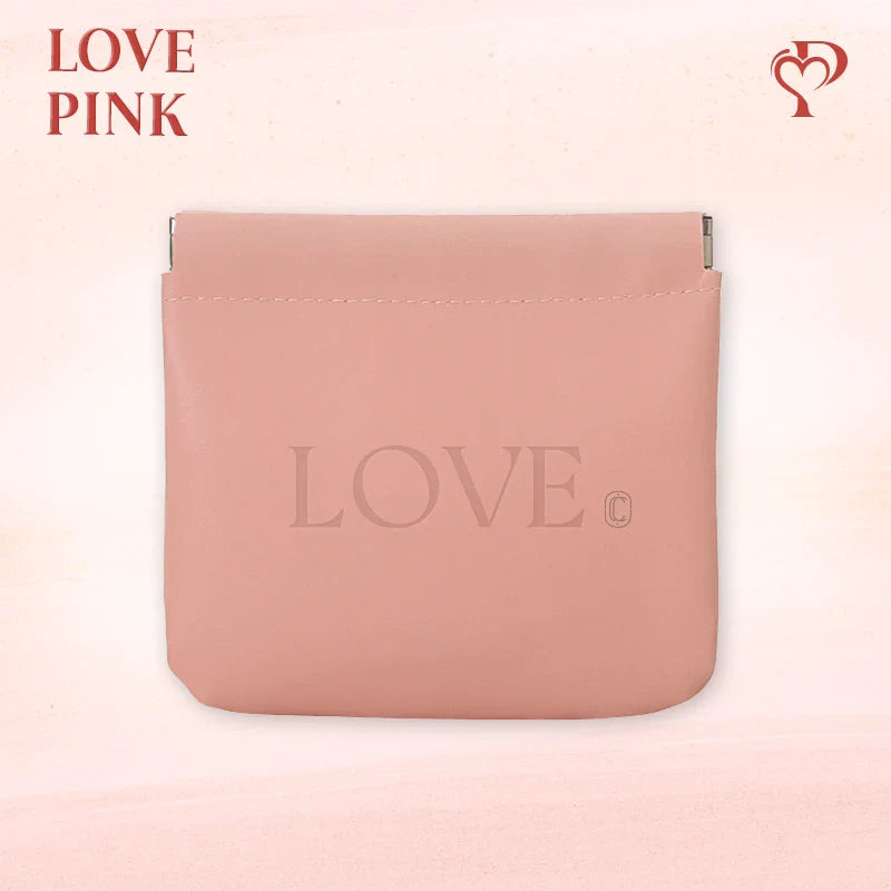 Pouchic - Personalized Snap Closure Leather Organizer Pouch