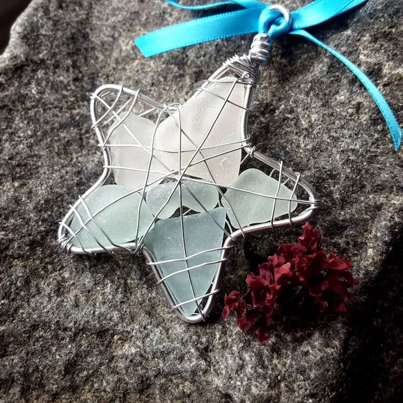 LAST DAY 49% OFF💥⭐Sea Glass Star Gift❤️bring joy and good fortune.🧡