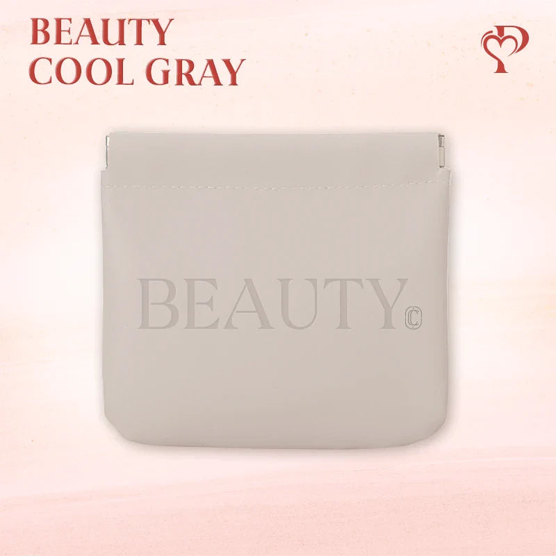 Pouchic - Personalized Snap Closure Leather Organizer Pouch