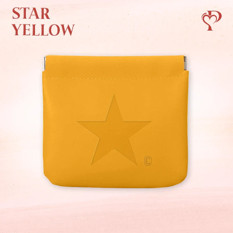 Pouchic - Personalized Snap Closure Leather Organizer Pouch
