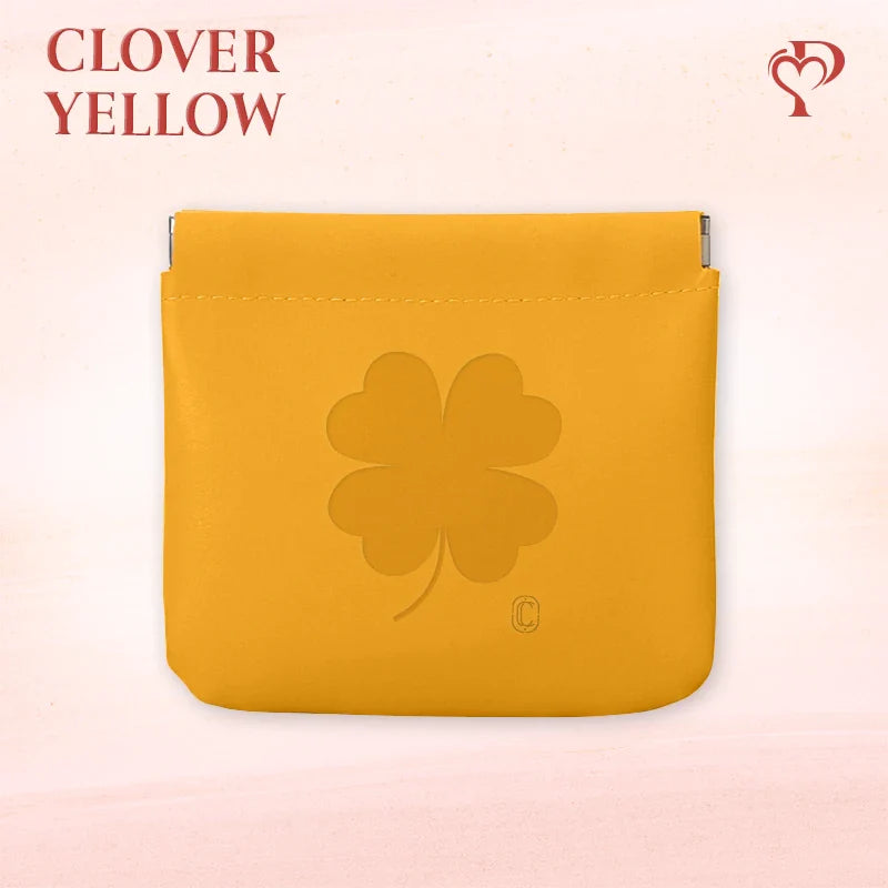 Pouchic - Personalized Snap Closure Leather Organizer Pouch