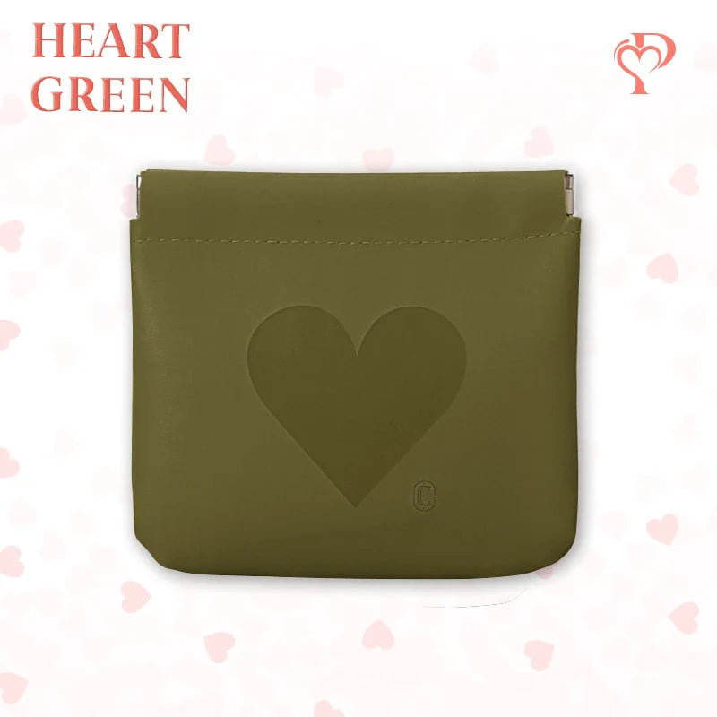 Pouchic - Personalized Snap Closure Leather Organizer Pouch