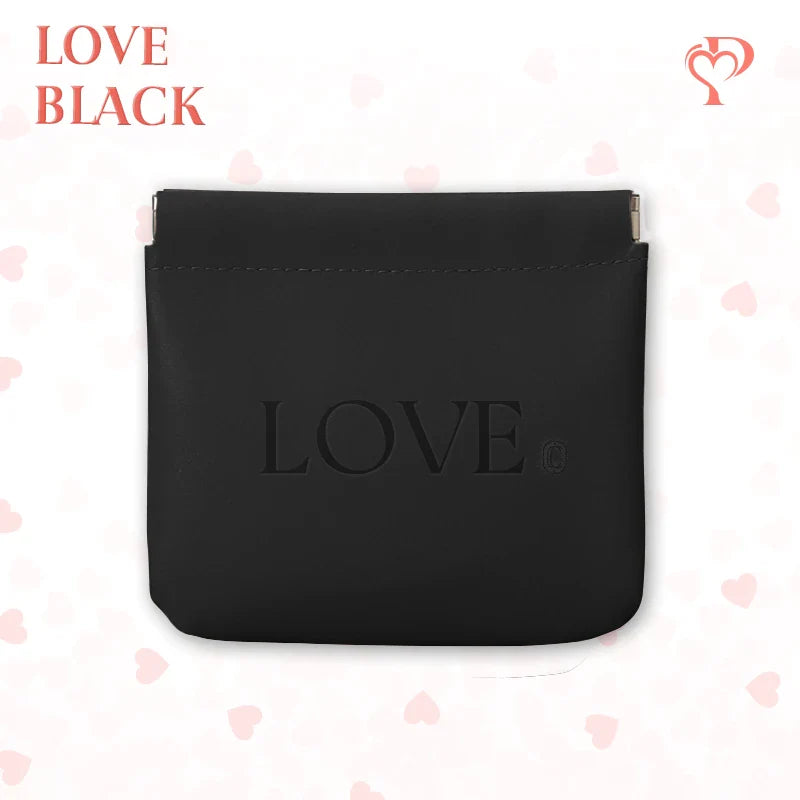 Pouchic - Personalized Snap Closure Leather Organizer Pouch
