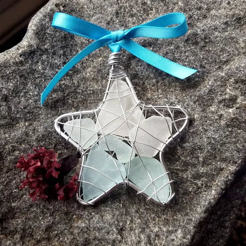 LAST DAY 49% OFF💥⭐Sea Glass Star Gift❤️bring joy and good fortune.🧡