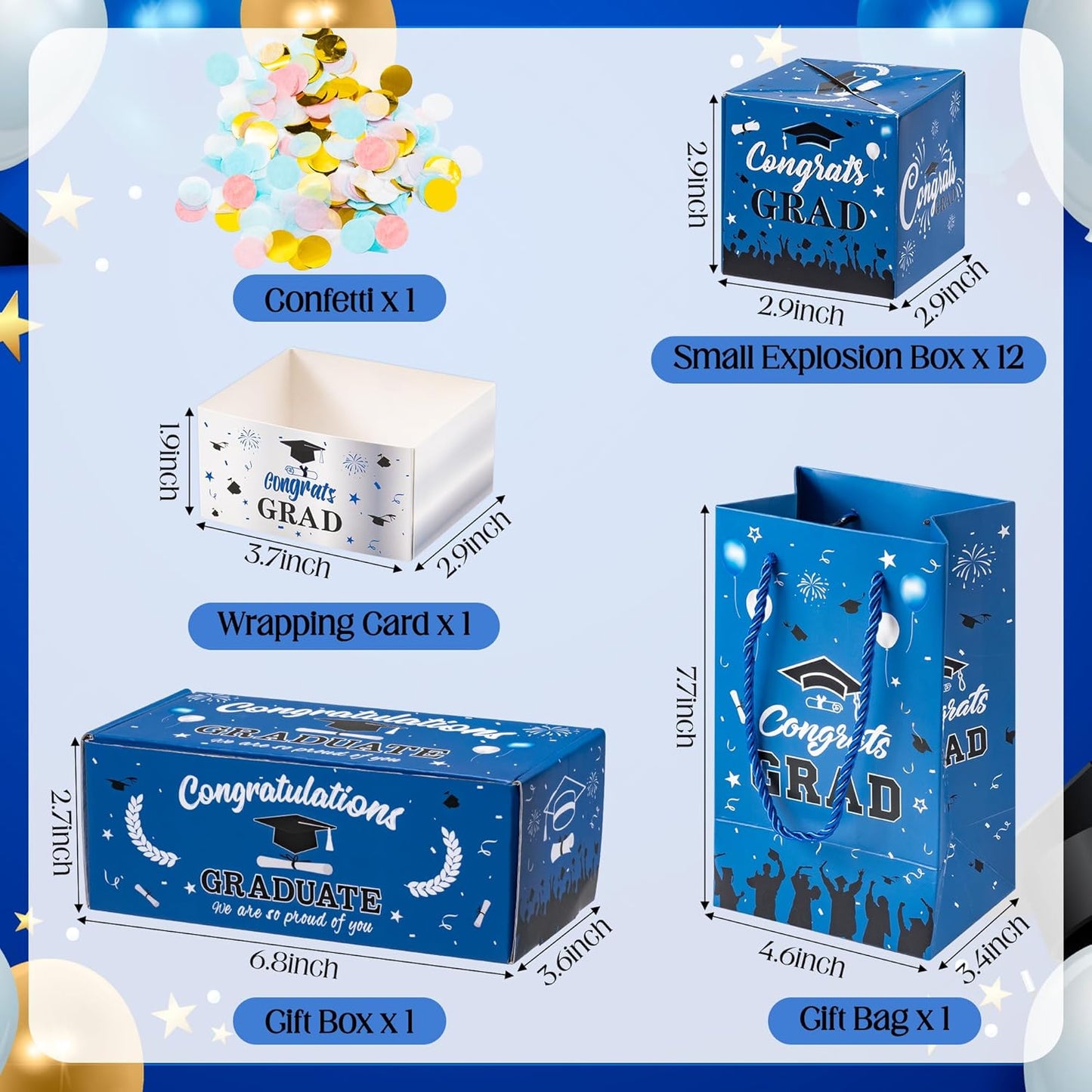 WATINC Graduation Explosion Gift Box