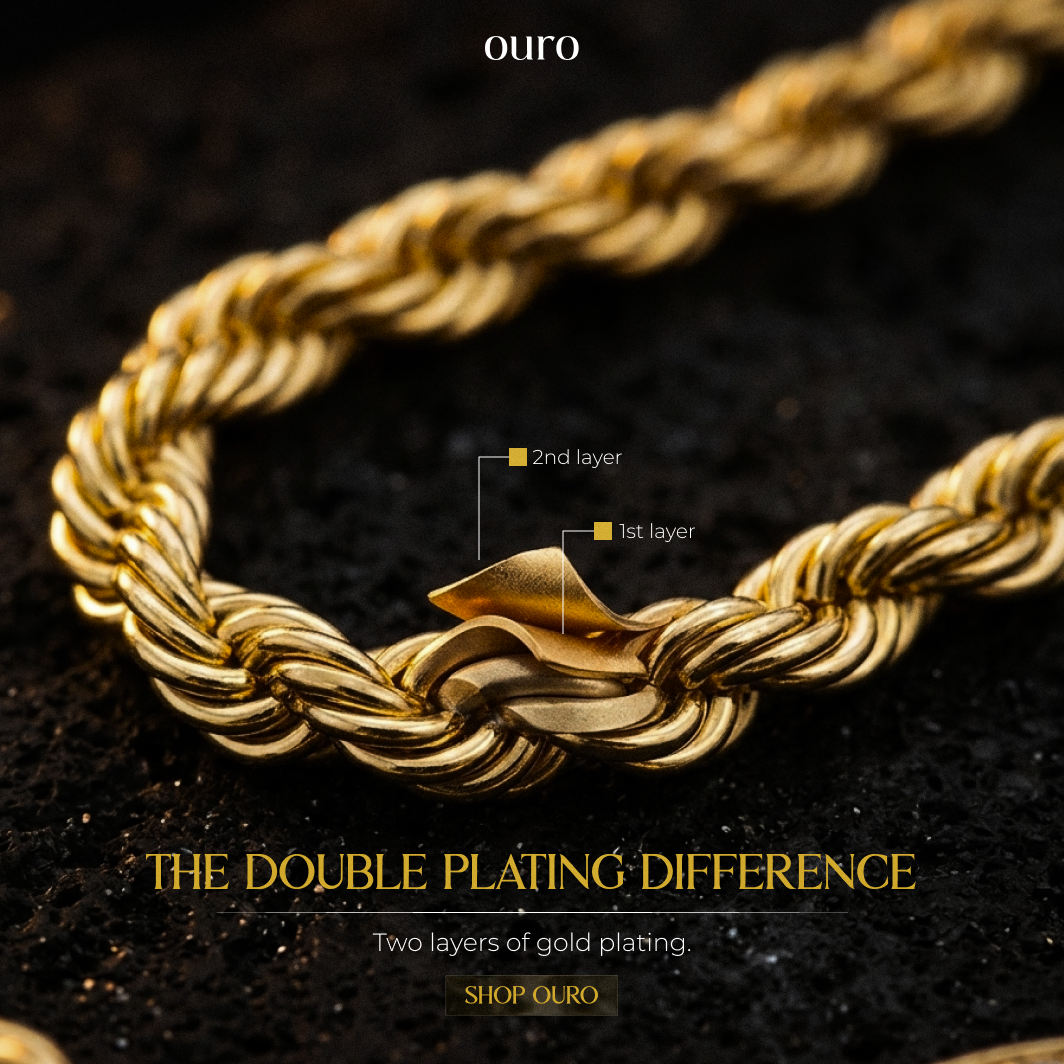 14K Gold-Plated Crucifix Chain