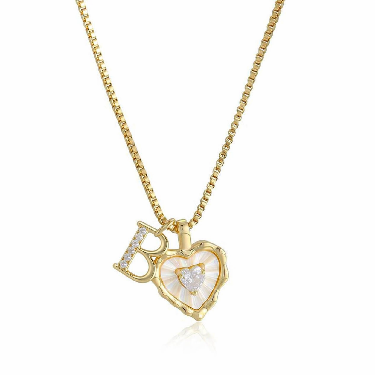 Initial Heart Necklace