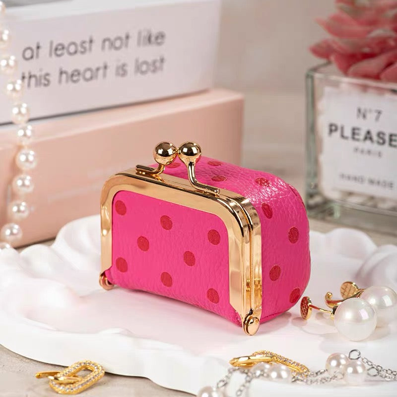 Pippa Polka Dot Mini Jewelry Case