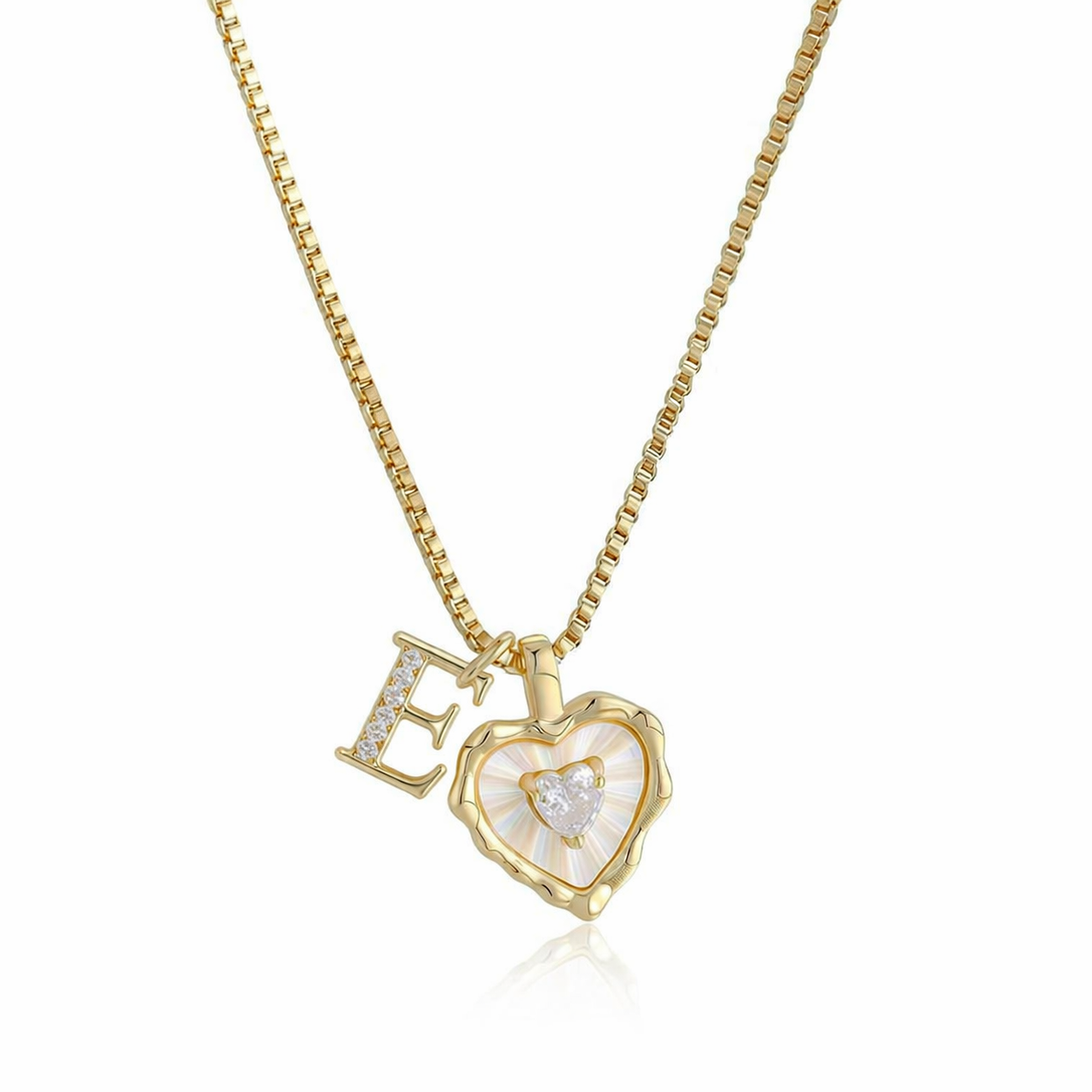 Initial Heart Necklace