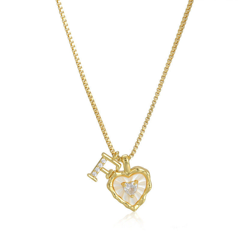 Initial Heart Necklace