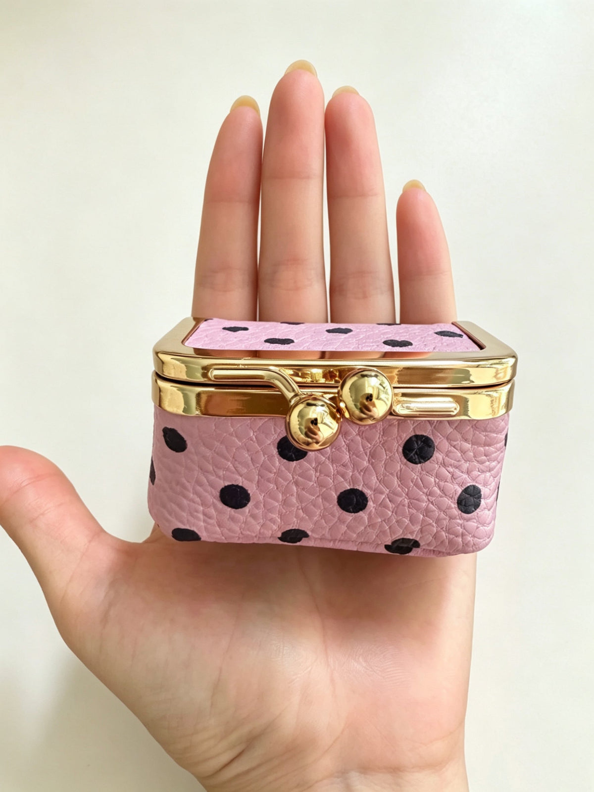 Pippa Polka Dot Mini Jewelry Case