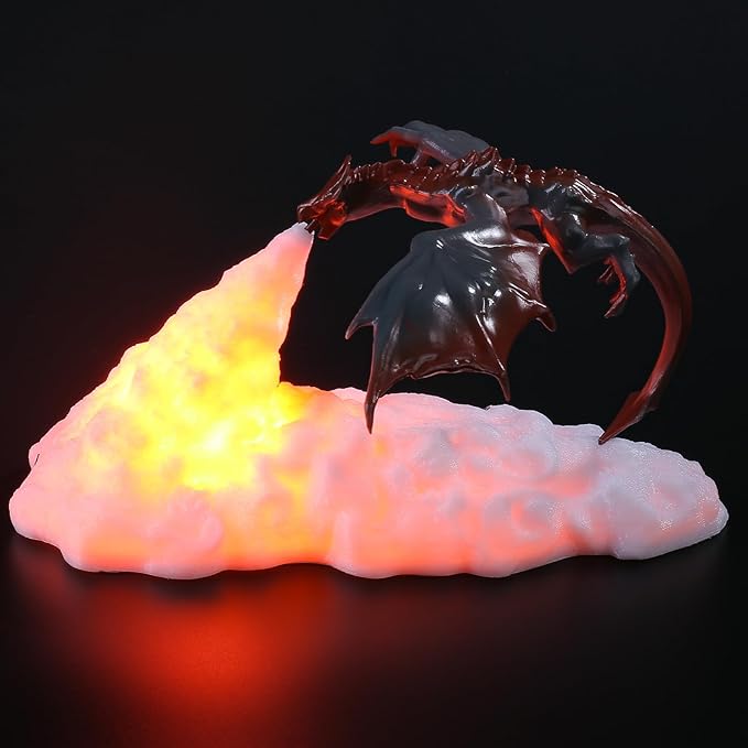 Fire Breathing Drago Lamp