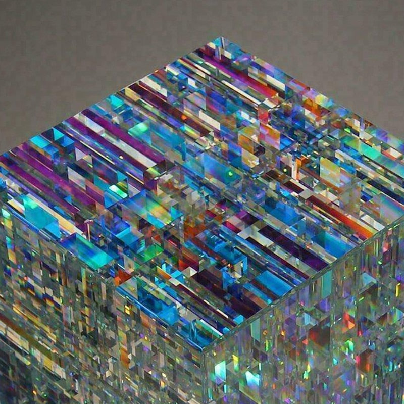 Magik Chroma Handmade Crystal Cube