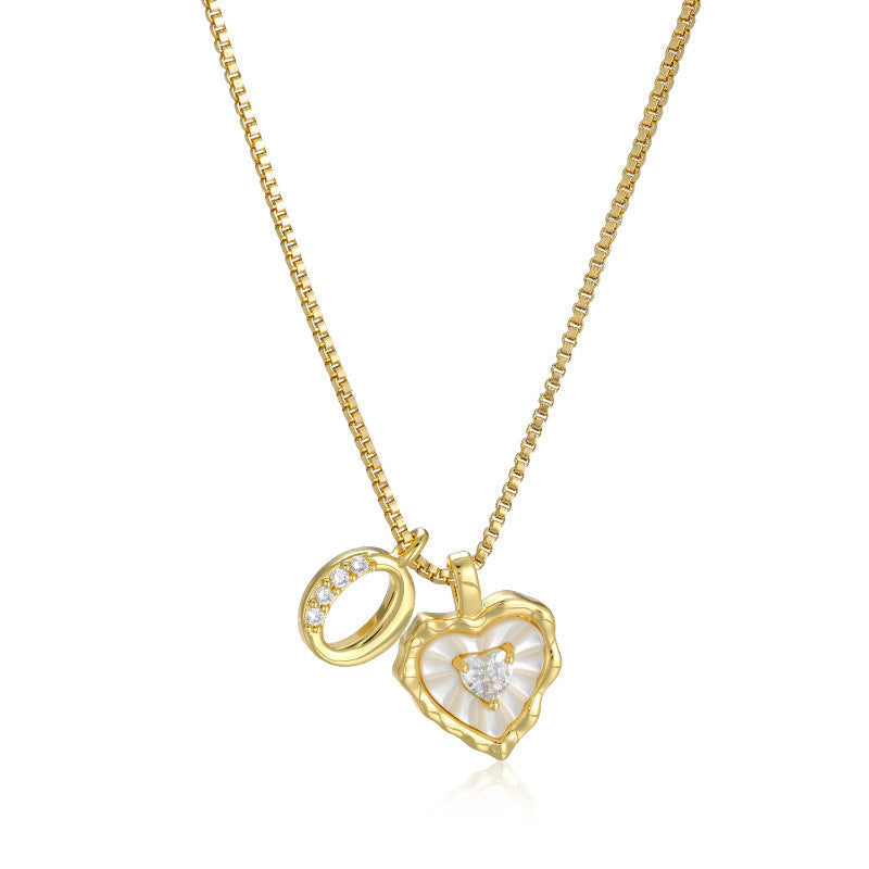 Initial Heart Necklace