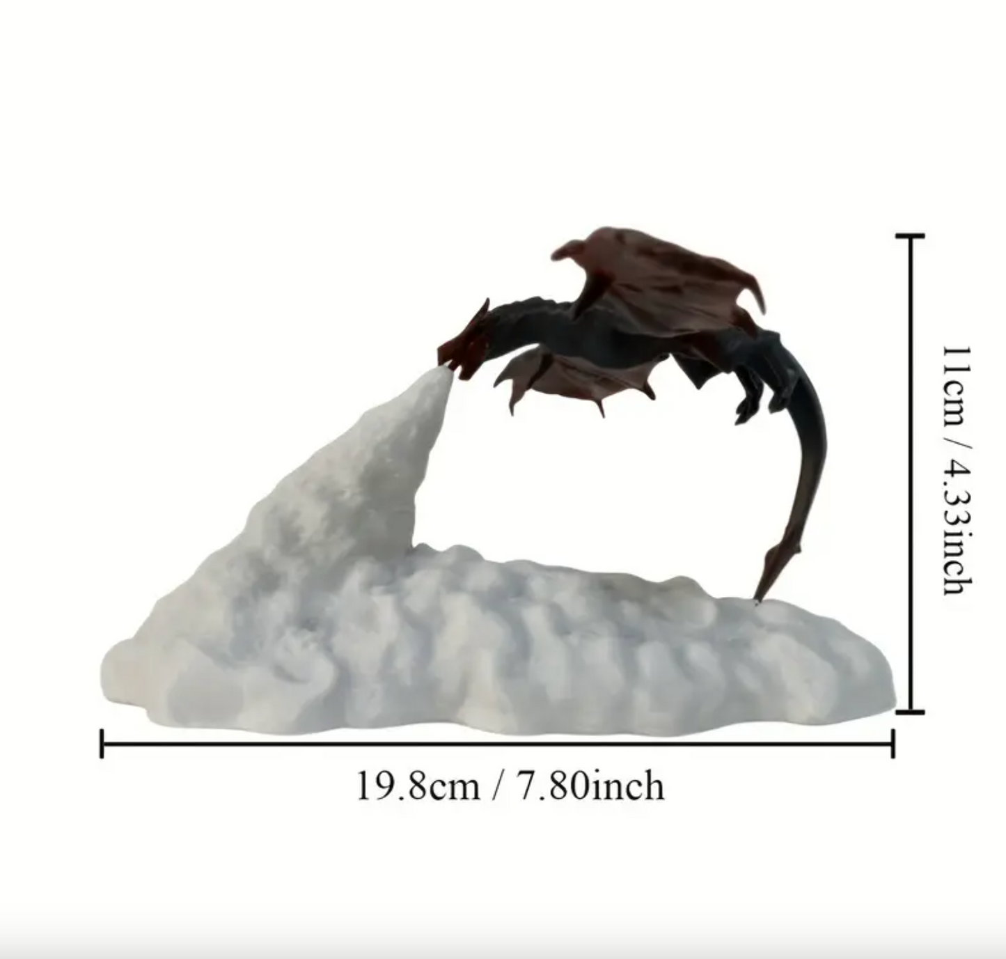 Fire Breathing Drago Lamp