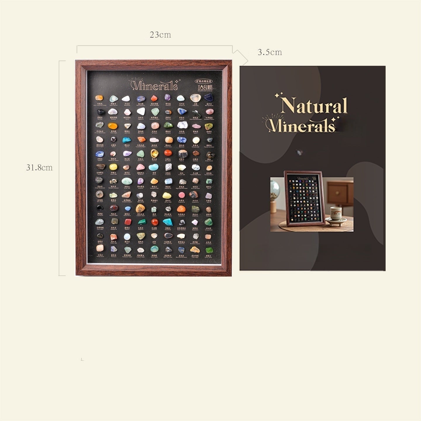 Crystal & Mineral Specimen Collection (108 pcs) – Perfect Gift & Decoration