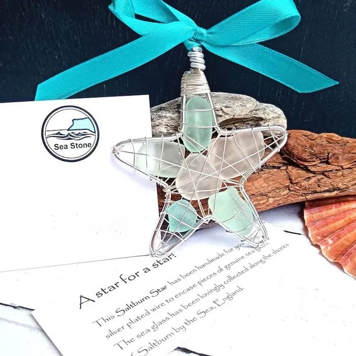 LAST DAY 49% OFF💥⭐Sea Glass Star Gift❤️bring joy and good fortune.🧡