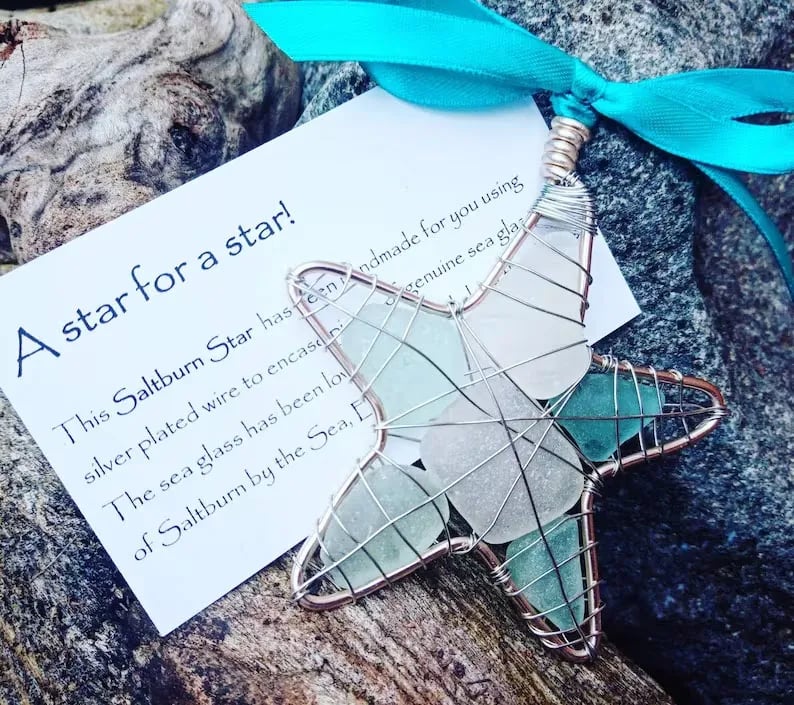 LAST DAY 49% OFF💥⭐Sea Glass Star Gift❤️bring joy and good fortune.🧡
