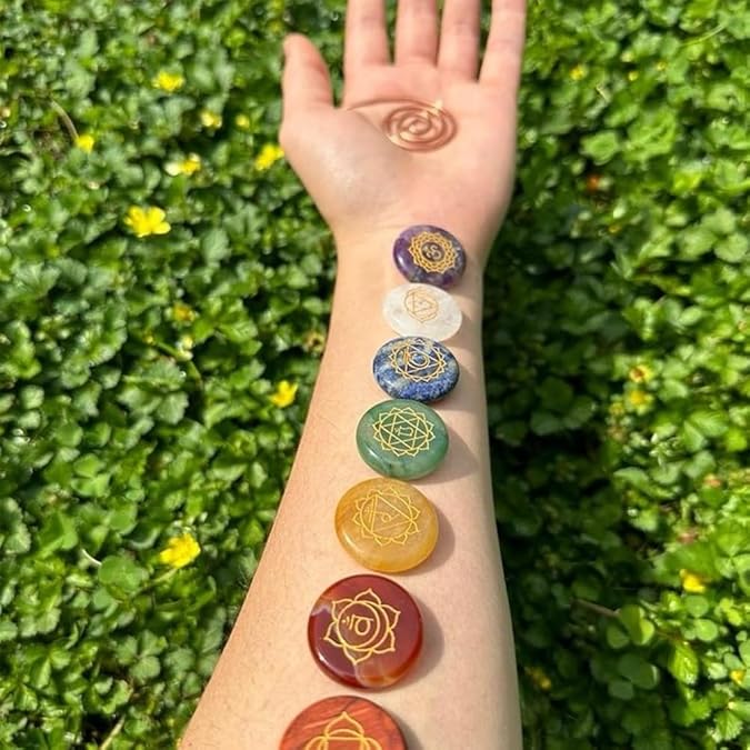 🔥Last Day 50% OFF - 🤲🏼 Spiral Hand Rings - Handmade Reiki & Crystal Amplifier for Meditation, Manifestation and Energy Healing