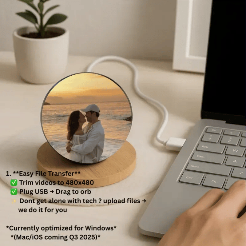 The Magic Crystal Ball — Hold the Breathing Memories in Your Hand.