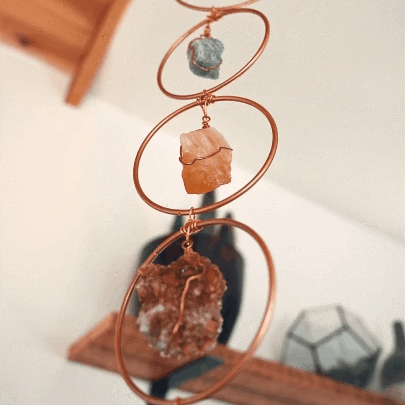 🔥Raw Crystal 7 Chakra Gemstone Wall Decor