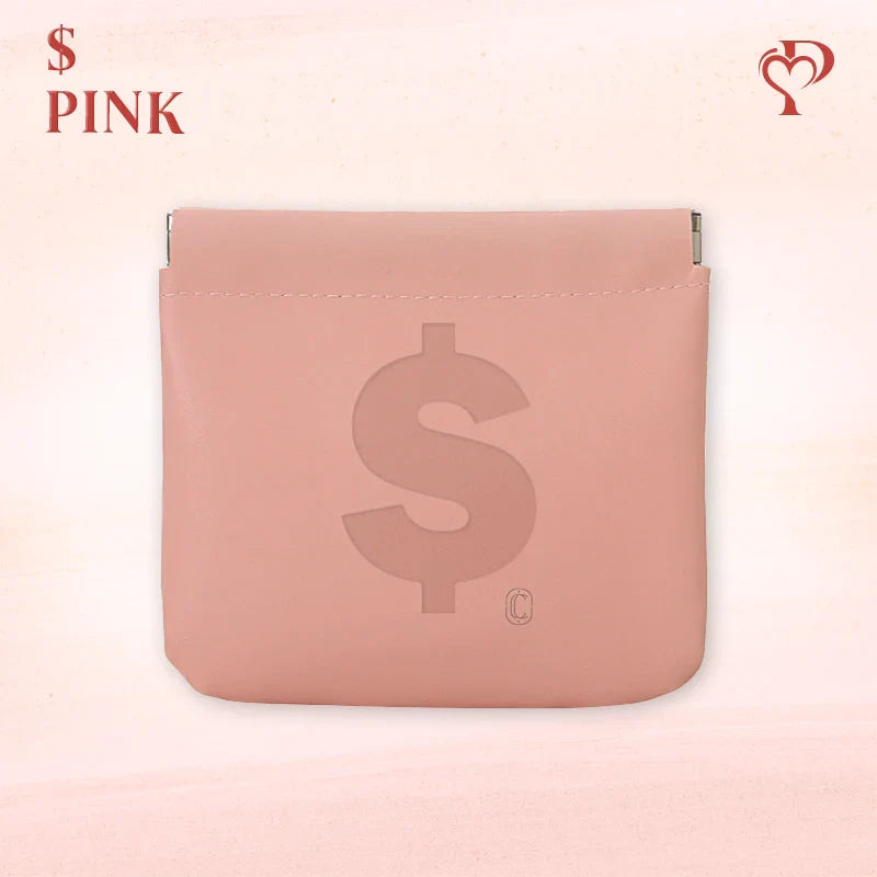 Pouchic - Personalized Snap Closure Leather Organizer Pouch