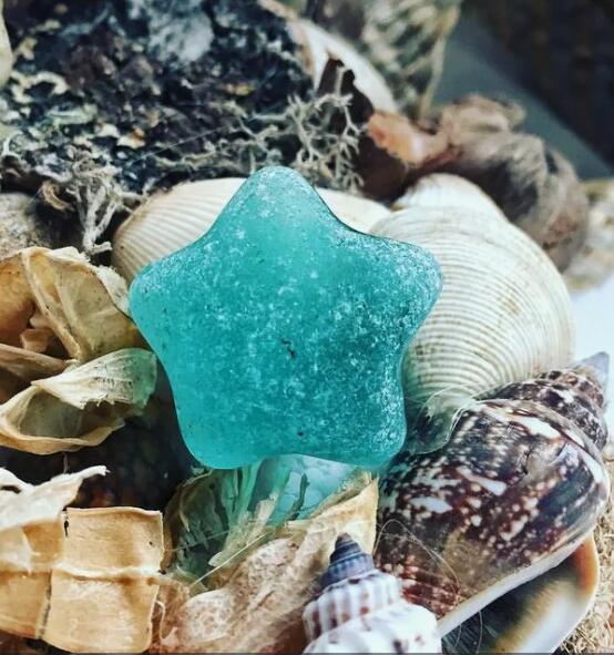 LAST DAY 49% OFF💥⭐Sea Glass Star Gift❤️bring joy and good fortune.🧡