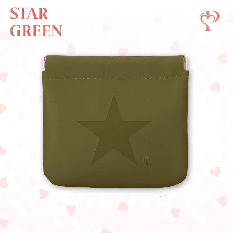 Pouchic - Personalized Snap Closure Leather Organizer Pouch